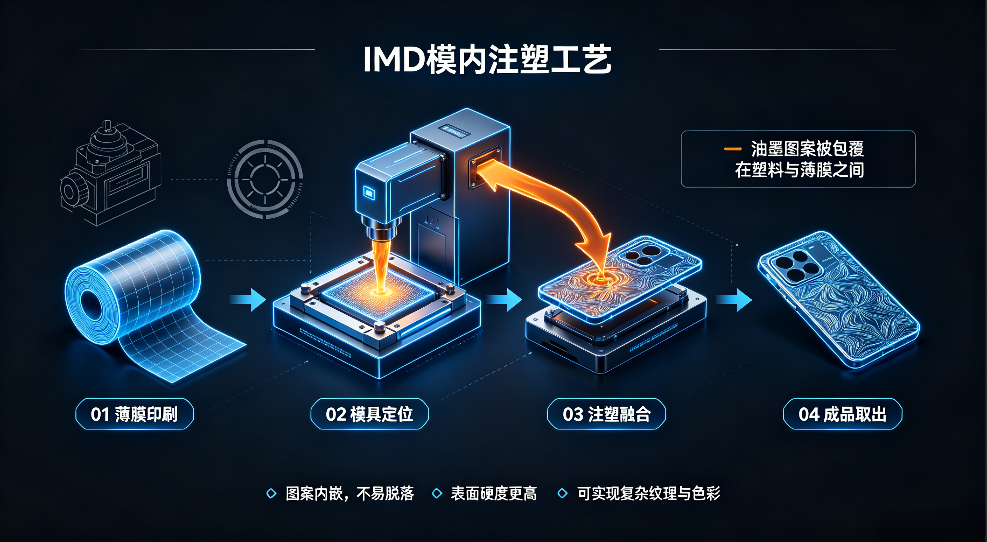 IMD模内注塑工艺如何实现装饰与成型同步完成